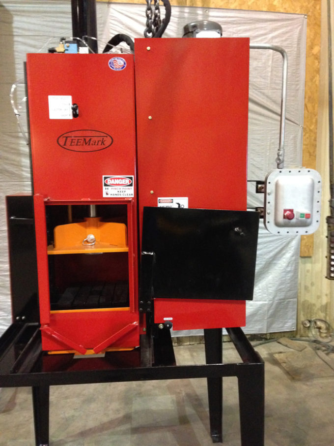 AEROSOL CAN CRUSHERS SUPER 6PJVC Compactors Inc